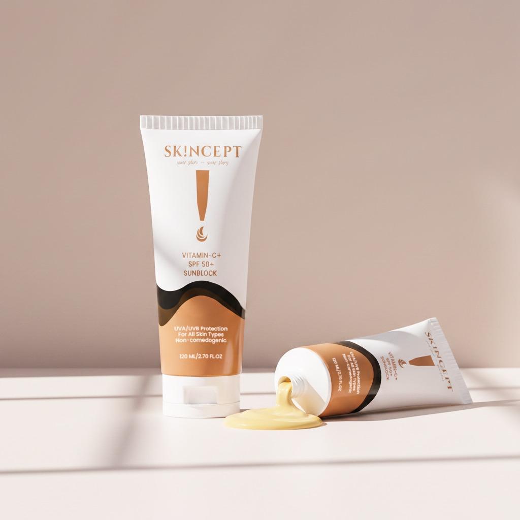 SK!NCEPT Vitamin-C+ SPF 50+ Sunblock